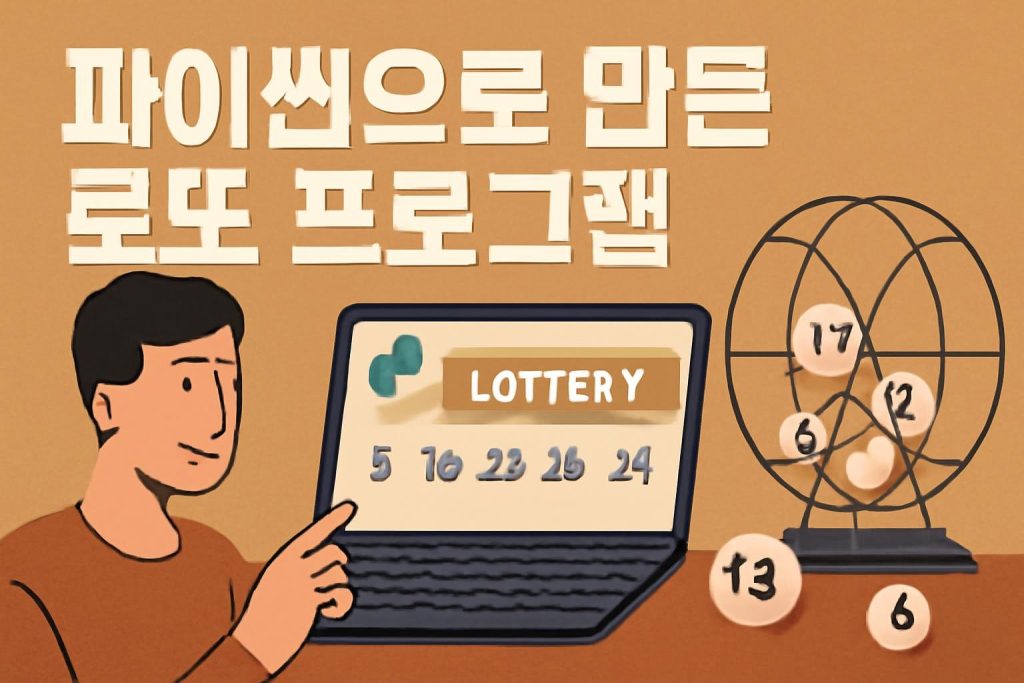파이썬으로 만든 로또 프로그램